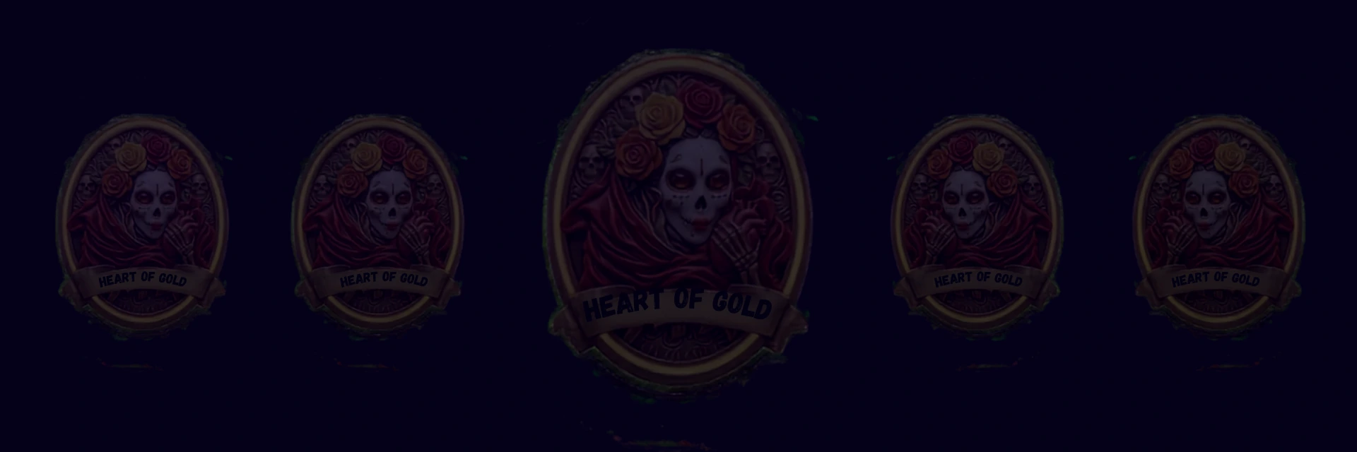 Cameo strip, Corazón De Oro Apparel brand imagery