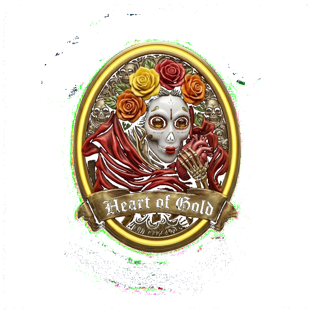 Heart of Gold cameo, Corazón De Oro Apparel